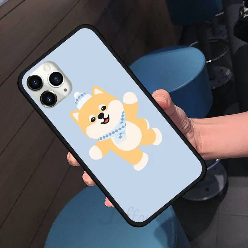 

Cute Shiba Inu Corgi Phone Case for iPhone 11 12 pro XS MAX 8 7 6 6S Plus X 5S SE 2020 XR shell cover funda
