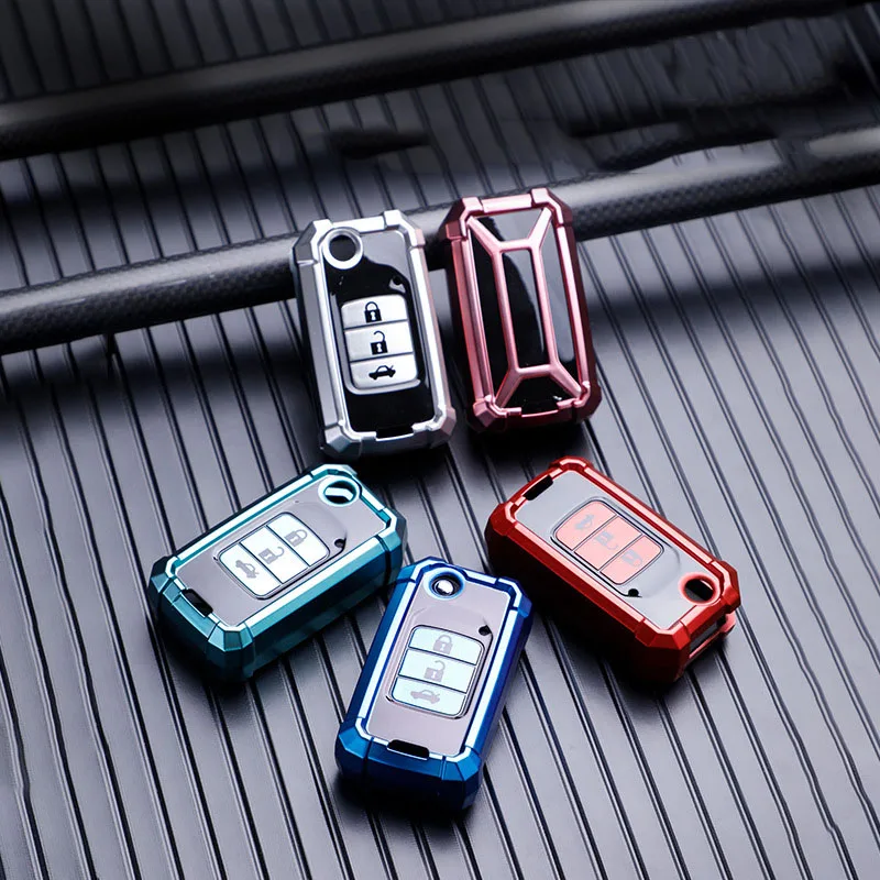 

Soft TPU Key Case for Car for Honda Civic CR-V HR-V agreement Jade Crider odyssey 2015-2018 Key Protective Case Cover