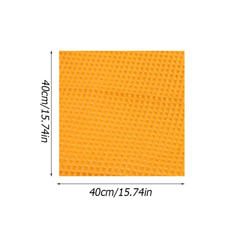 

Double-sided Absorbent Honeycomb Towel Reinforcement Thickening Clean Towel Duster Cloth Car Home Kitchen Cleaning Rag 40*40CM