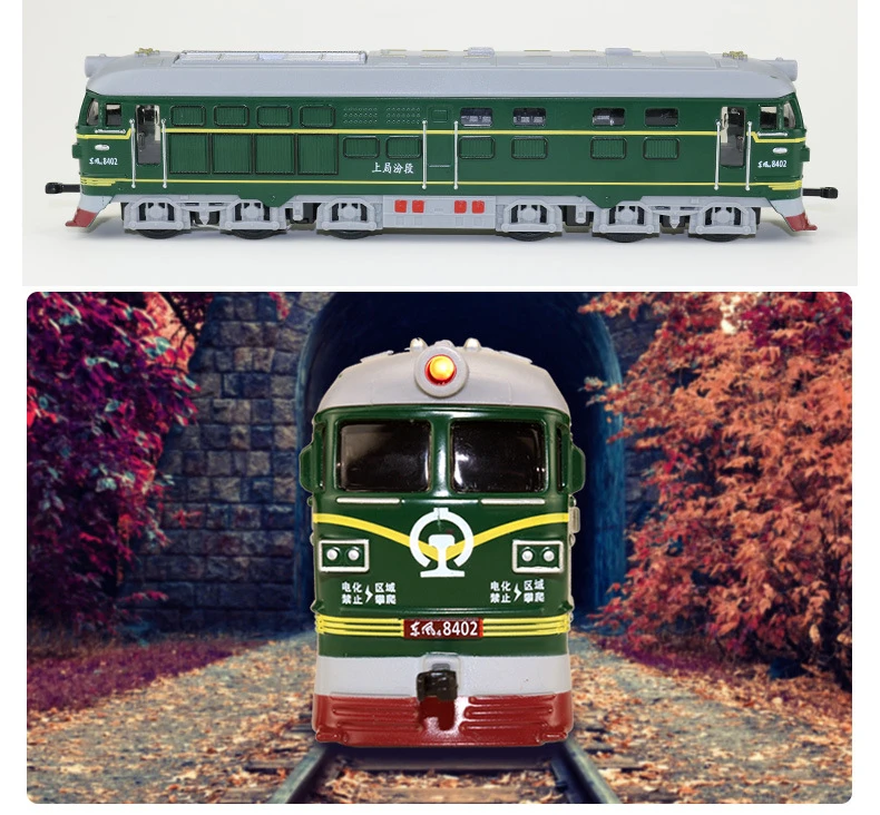 1: 64 Высокая Имитация скольжения поезд метро трамвай сплав модель Металл