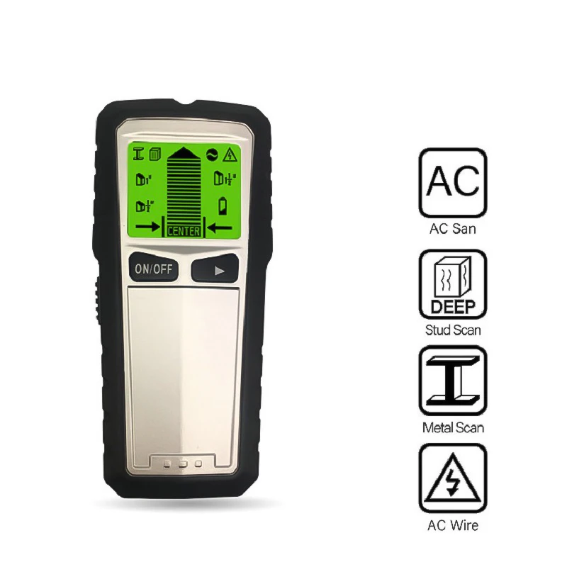 

5 In 1 Metal Detector Stud Detector Wall Scanner Electronic Center Wire Finder With LCD Display And Audio Alarm For Wood Center