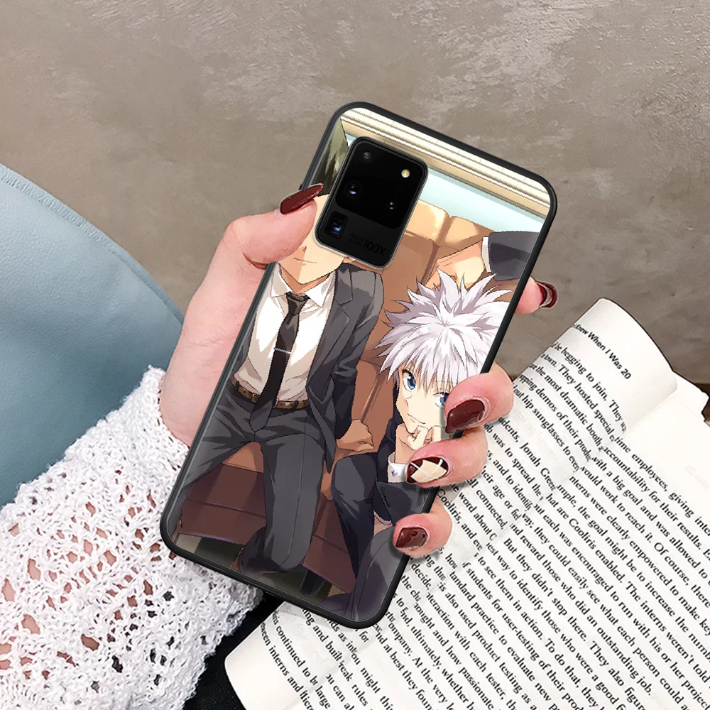 

Hunter X Hunter Gon Freecss Phone Case For Samsung Galaxy Note S 8 9 10 20 Plus E Lite Uitra black Cover Luxury Coque Trend