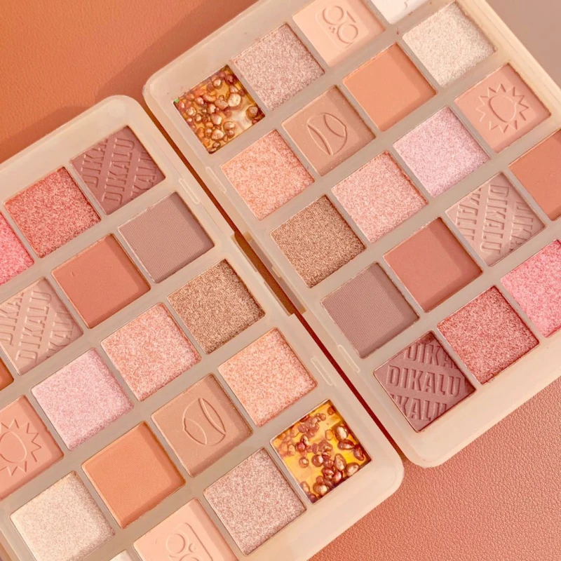 

Chestnut 20 Color Glitter Eye Shadow Palette Pigmented Powder Matte Shimmer Eyeshadow Beauty Makeup Cosmetics Maquillaje TSLM1