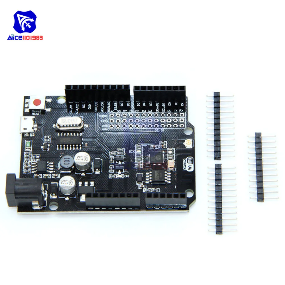 Расширительный модуль Wi Fi diymore WeMos D1 R2 UNO R3 CH340 CH340G ESP8266 для Arduino|Интегральные схемы| |