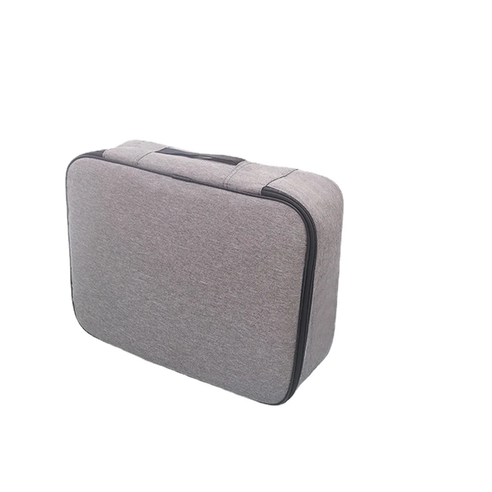 

Large Capacity Multi-Layer Document Tickets Storage Bag Certificate File Organizer Case Home Travel Passport Briefcase with Lock