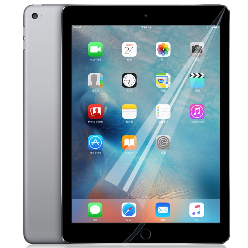 2 шт. для Apple iPad 3 4 Прозрачная мягкая защитная пленка экрана Передняя Защитная mini