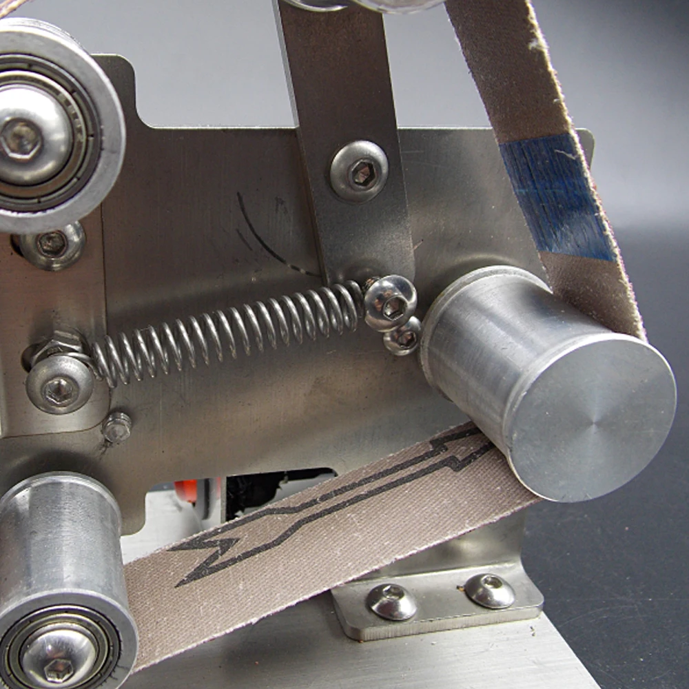 Электрическая ленточная мини-шлифовальная машинка из нержавеющей стали |