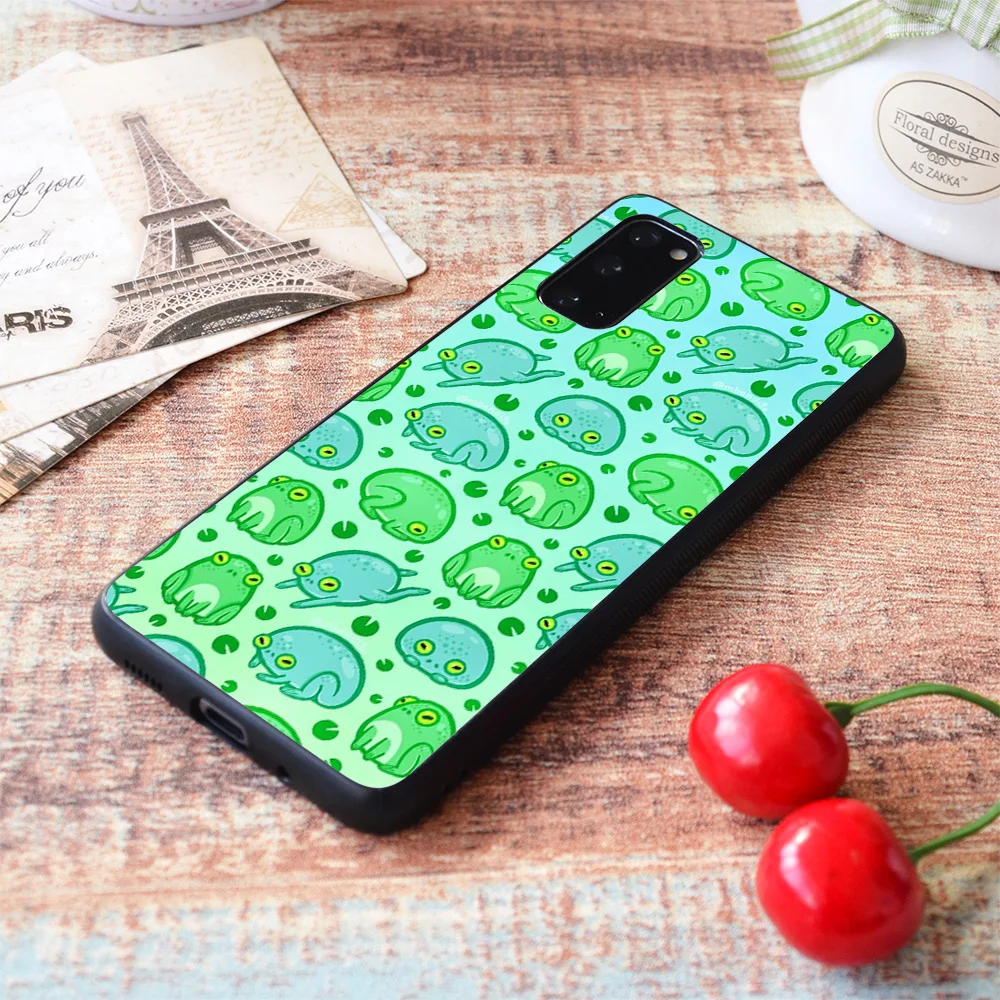 

For Samsung Galaxy Friendly Frogs Soft TPU border Samsung Galaxy Case