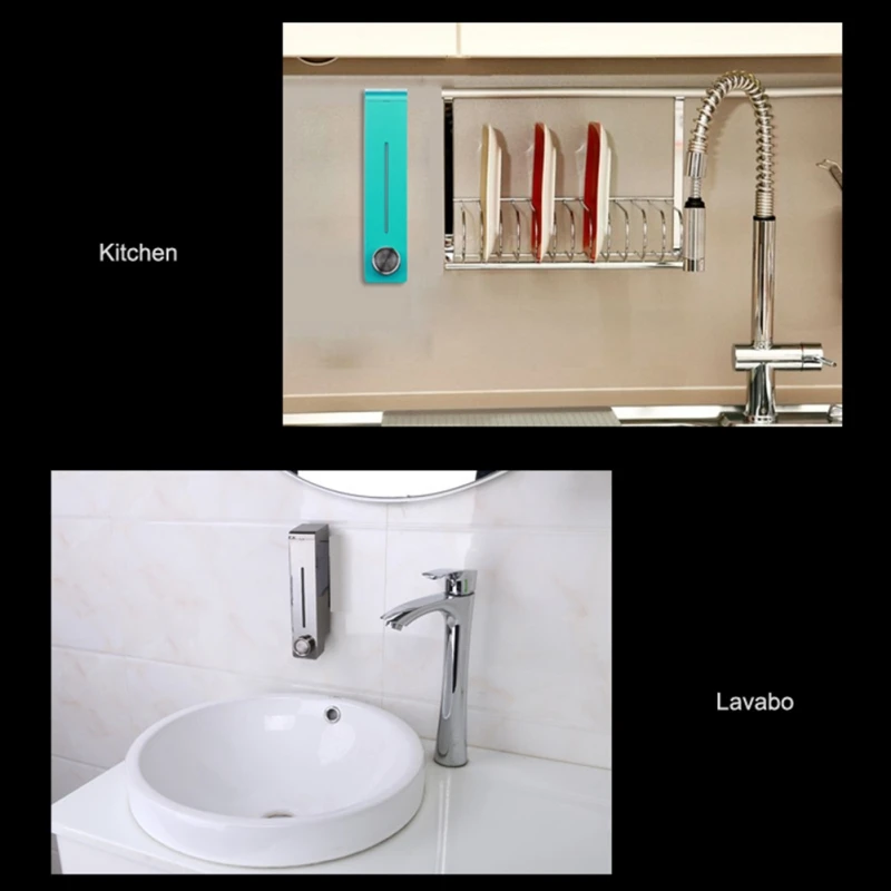 

Punch-free Single-head Liquid Soap Dispenser Shampoo Shower Gel Liquid Soap Dispenser Wall-mounted Soap Dispenser