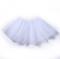new dress cosplay skirt three layer mesh fluffy skirt childrens ballet dance
