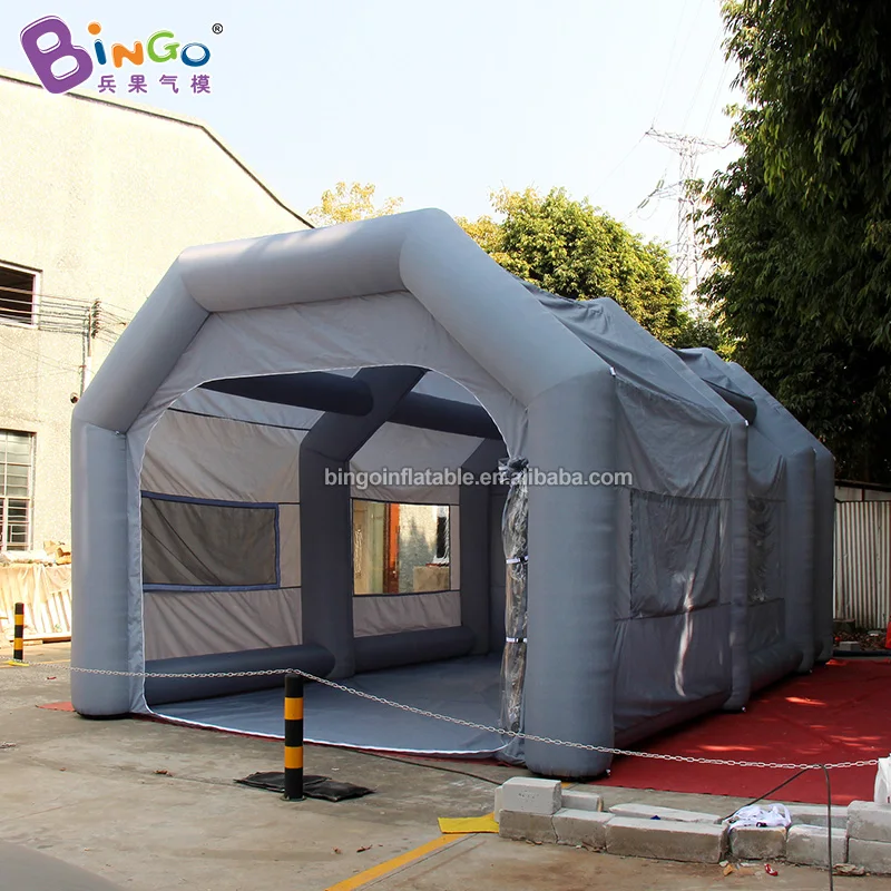 Online Nach Maß 9X5X4 Meter Aufblasbare Spray Booth/riesigen Aufblasbaren Auto Garage/lackierkabine Spielzeug Zelte