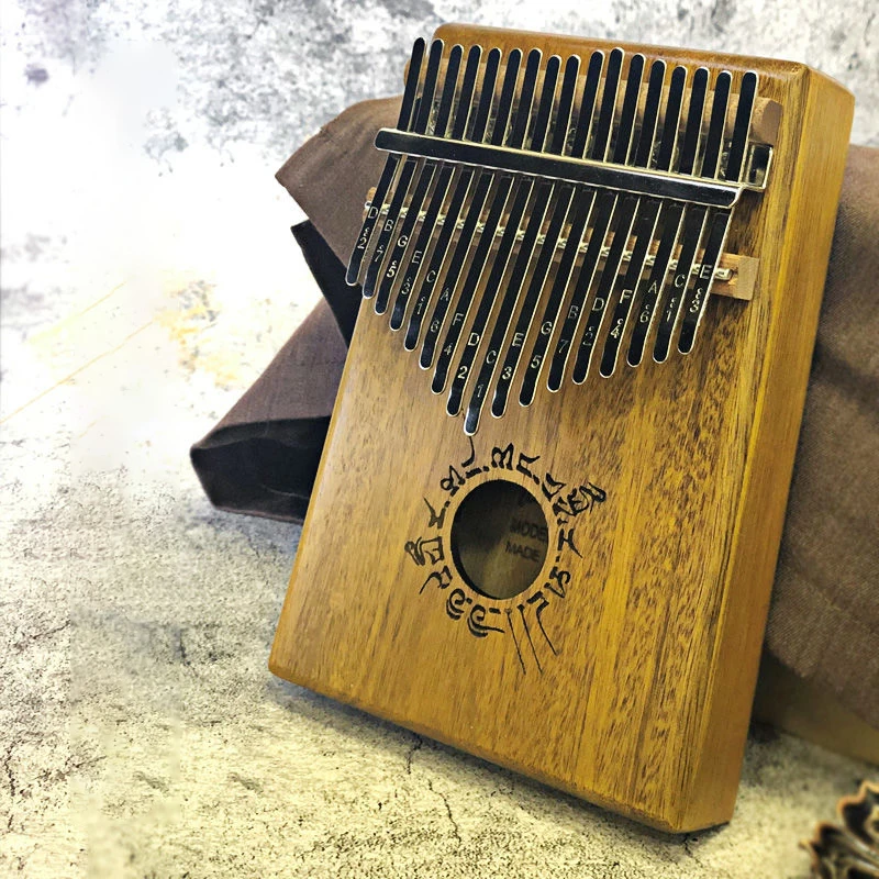

Thumb Piano 17-tone Kalimba Beginner Introduction KAlimaba Finger Piano Portable Instrument Best Quality and Good Sound