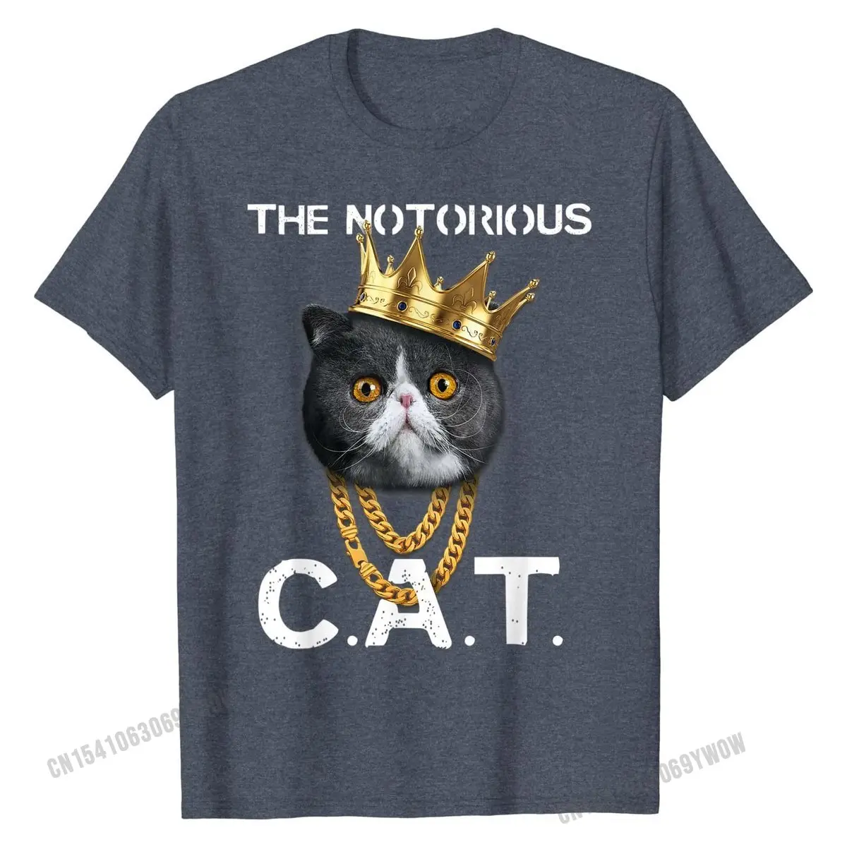 Известный C.A.T. Забавная экзотическая футболка с коротким рукавом в виде кошки