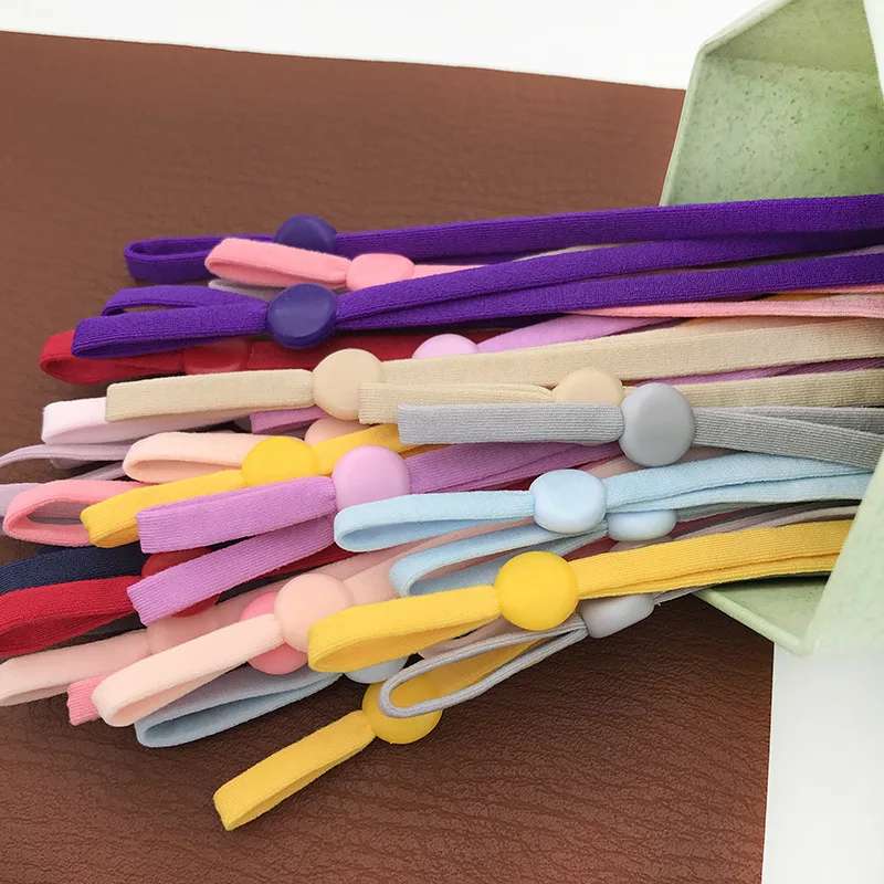 

Регулируемая шнур маски, эластичная лента, пряжка, ремешок для наушников, шнурок, наушники, шнурок, шнурок, товары для рукоделия, 5/20/50 шт.