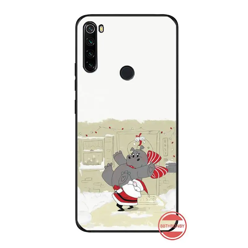 Милый Бегемот Мягкий силиконовый чехол для телефона из ТПУ xiaomi Redmi 5 5A plus 7A 8 note 2 3 4 6