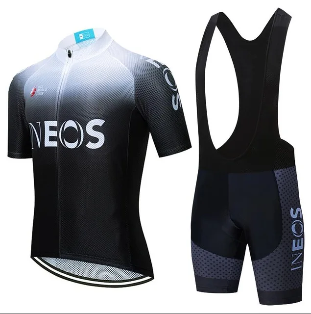 

2020 TEAM Black white NEW INEOS PRO cycling jersey bibs shorts suit Ropa Ciclismo mens summer quick dry BICYCLING Maillot wear