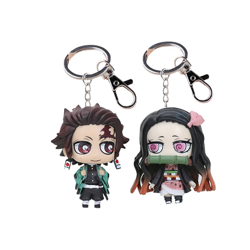 Брелок для ключей рассекающий демонов акриловая подвеска рождественские