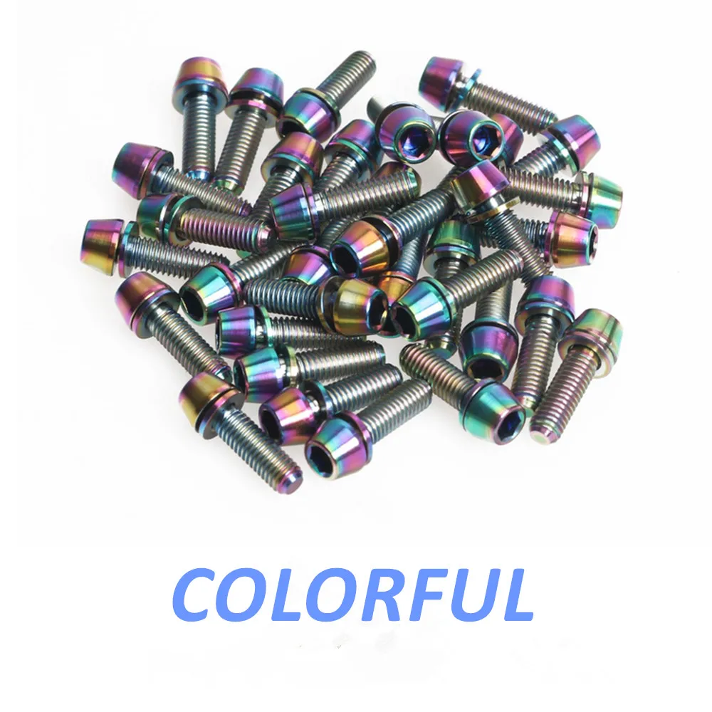 Winowsports супер светильник из титана M5 винт Золотой/титан/цветной сплав 2g для руля