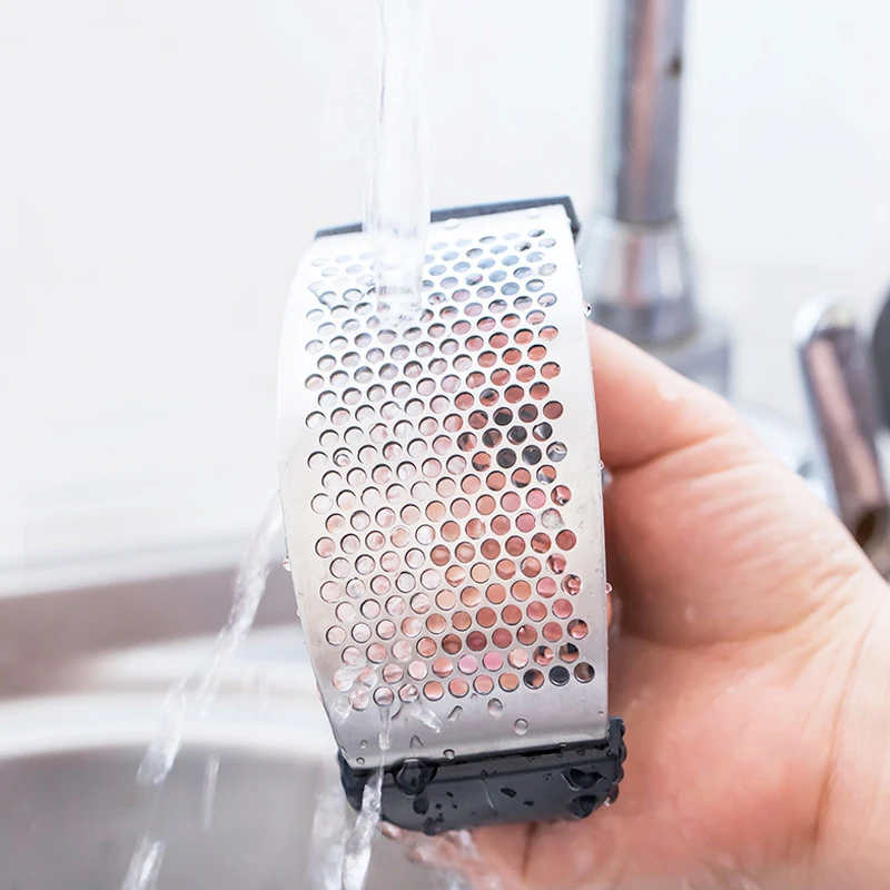 1 шт. Нержавеющая сталь чеснок прессы ручной чесночница измельчения чеснока