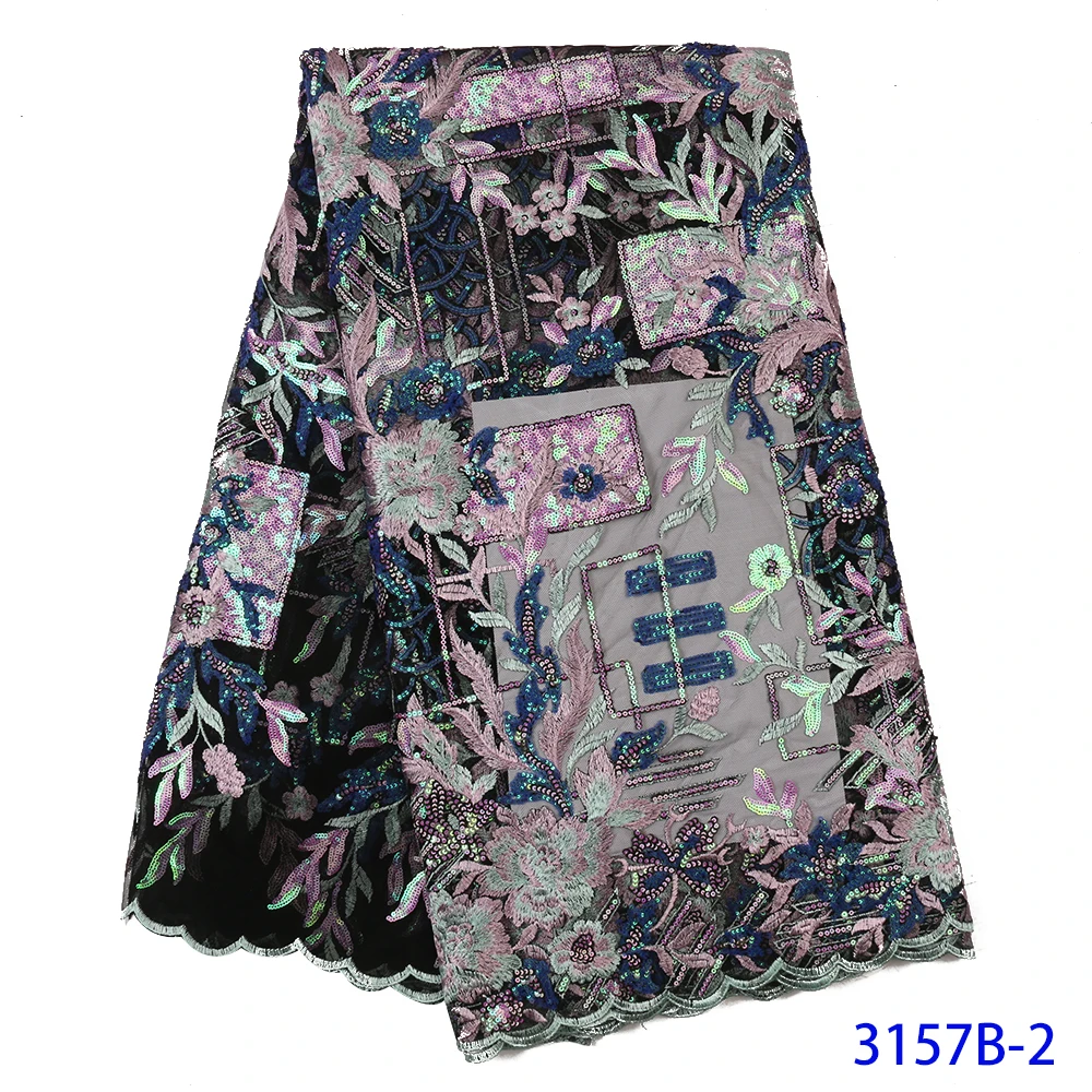 Роскошные африканские вышитые кружева с блестками для свадьбы 2020 высокое