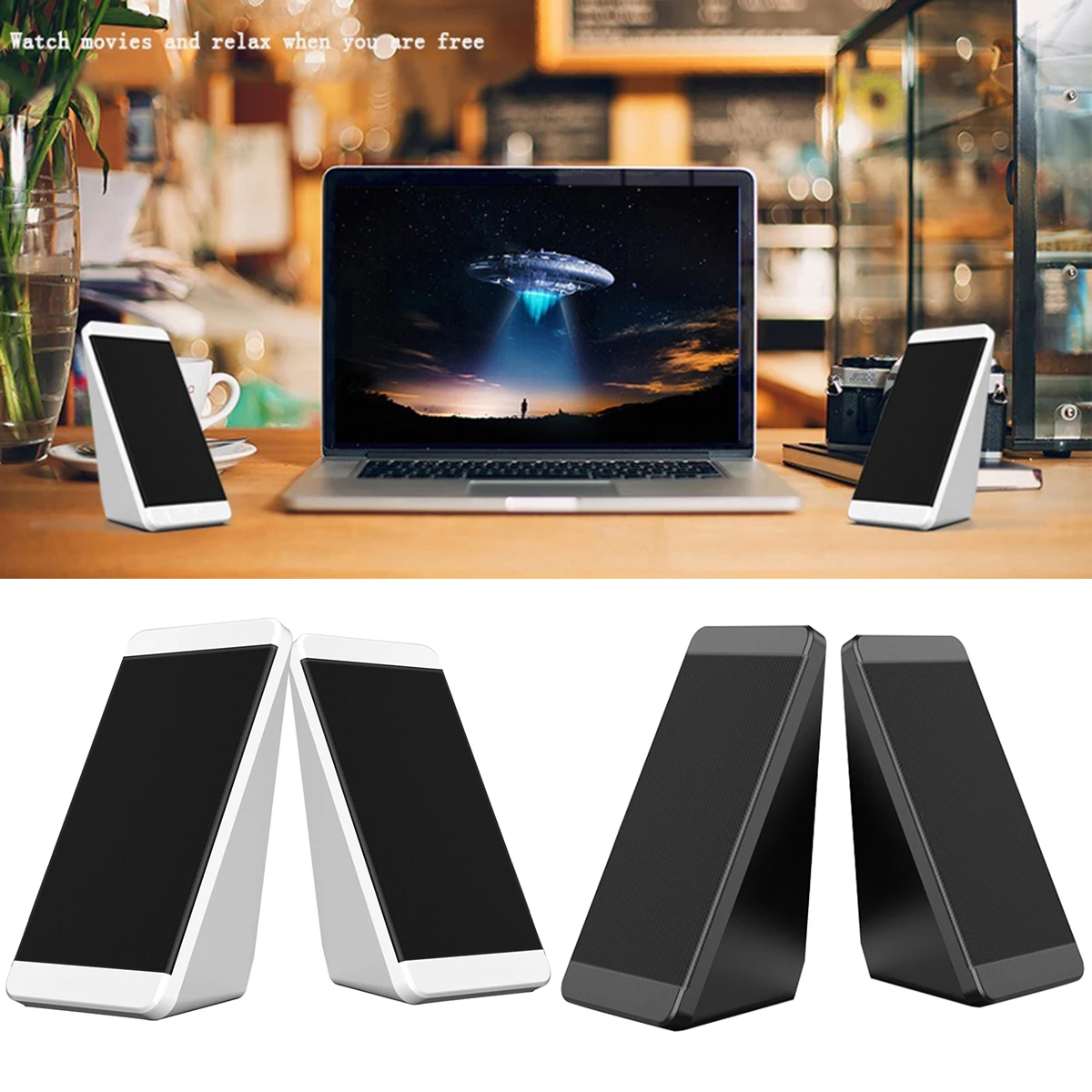 

1 Pair Wired Computer Speakers USB + 3.5mm Audio Stereo Sound Surround AUX Loudspeaker For PC Laptop Desktop Phone​ Dropshipping