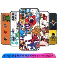 cute marvel hero phone case hull for samsung galaxy a70 a50 a51 a71 a52 a40 a30 a31 a90 a20e 5g a20s black shell art cell cove