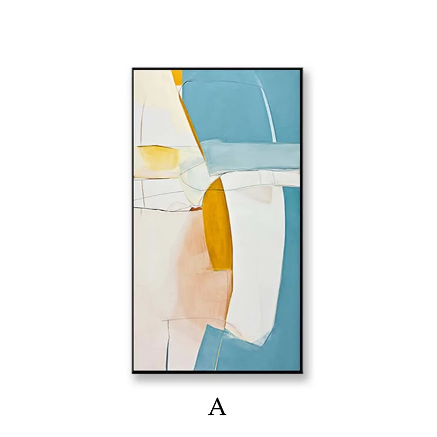 

Современные абстрактные светлые дизайнерские настенные постеры для украшения дома ручная роспись маслом из акрила на холсте для гостиной