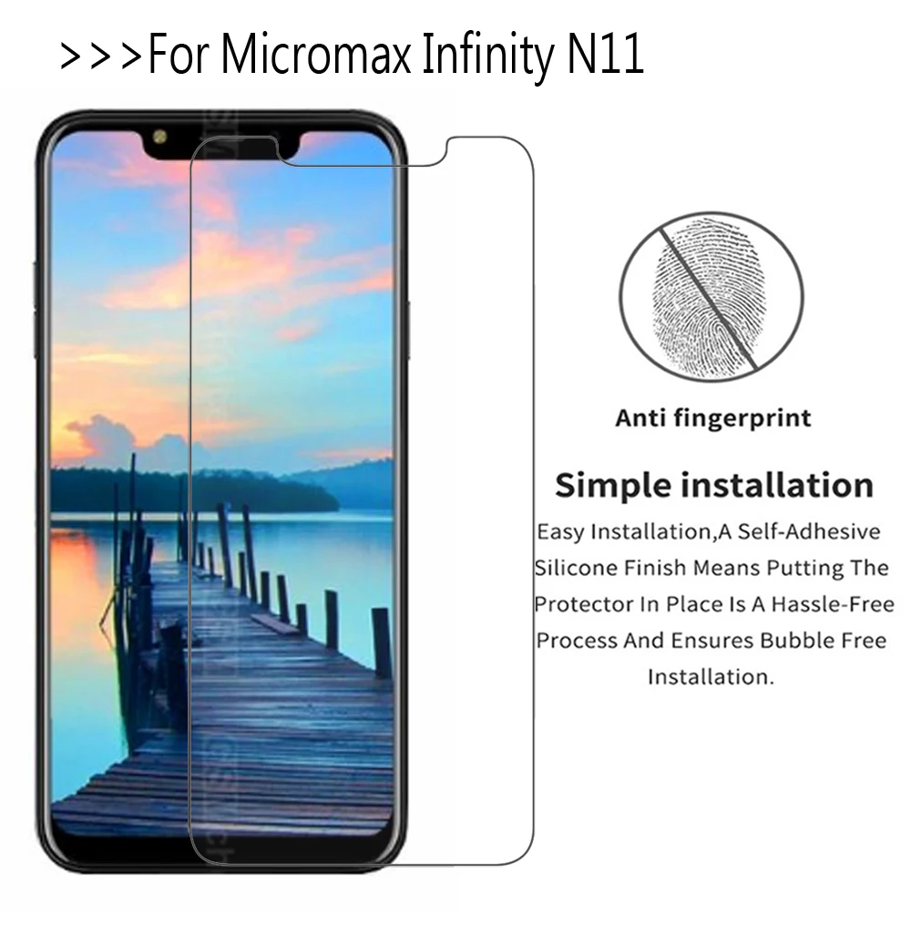 Закаленное стекло Micromax Infinity N11 Защитная пленка для экрана телефона защитный