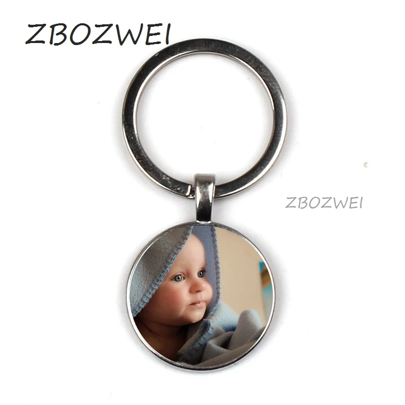

ZBOZWEI Personalizeds Photo key chain Custom Keychain Photo of Your Child Mom Dad Grandparent Loved One Gift for Family Gift