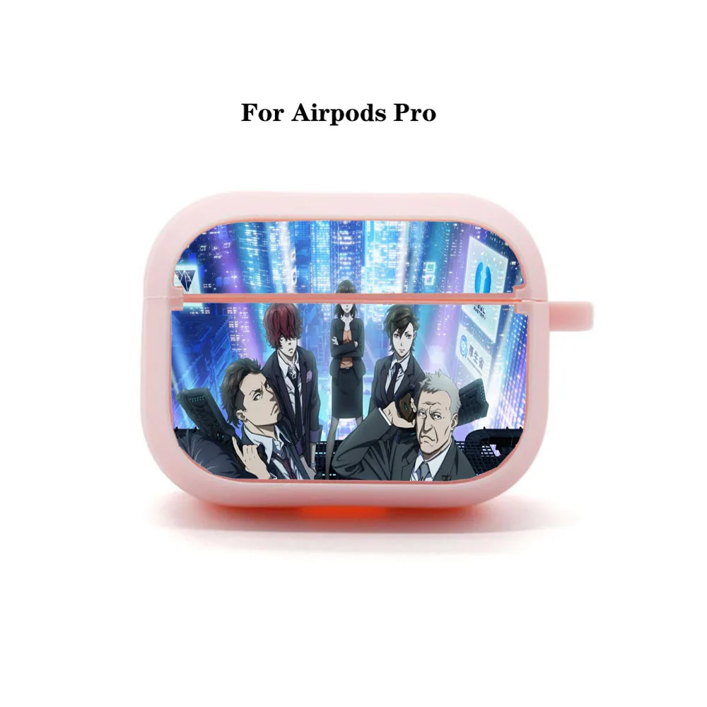 Чехол для наушников в стиле аниме Psycho-Pass AirPods Pro чехол Apple мягкий силиконовый