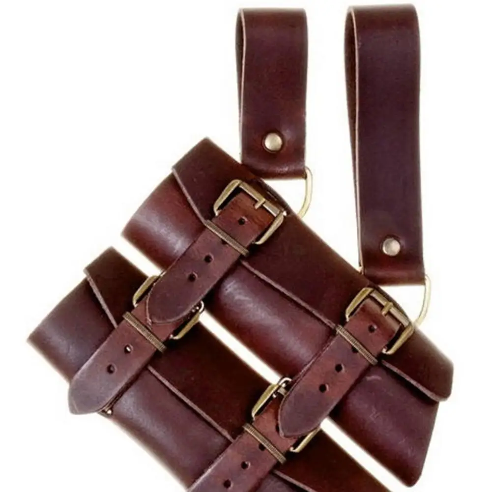 Кожаный регулируемый двойной защитный чехол в средневековом ретро стиле с мечом