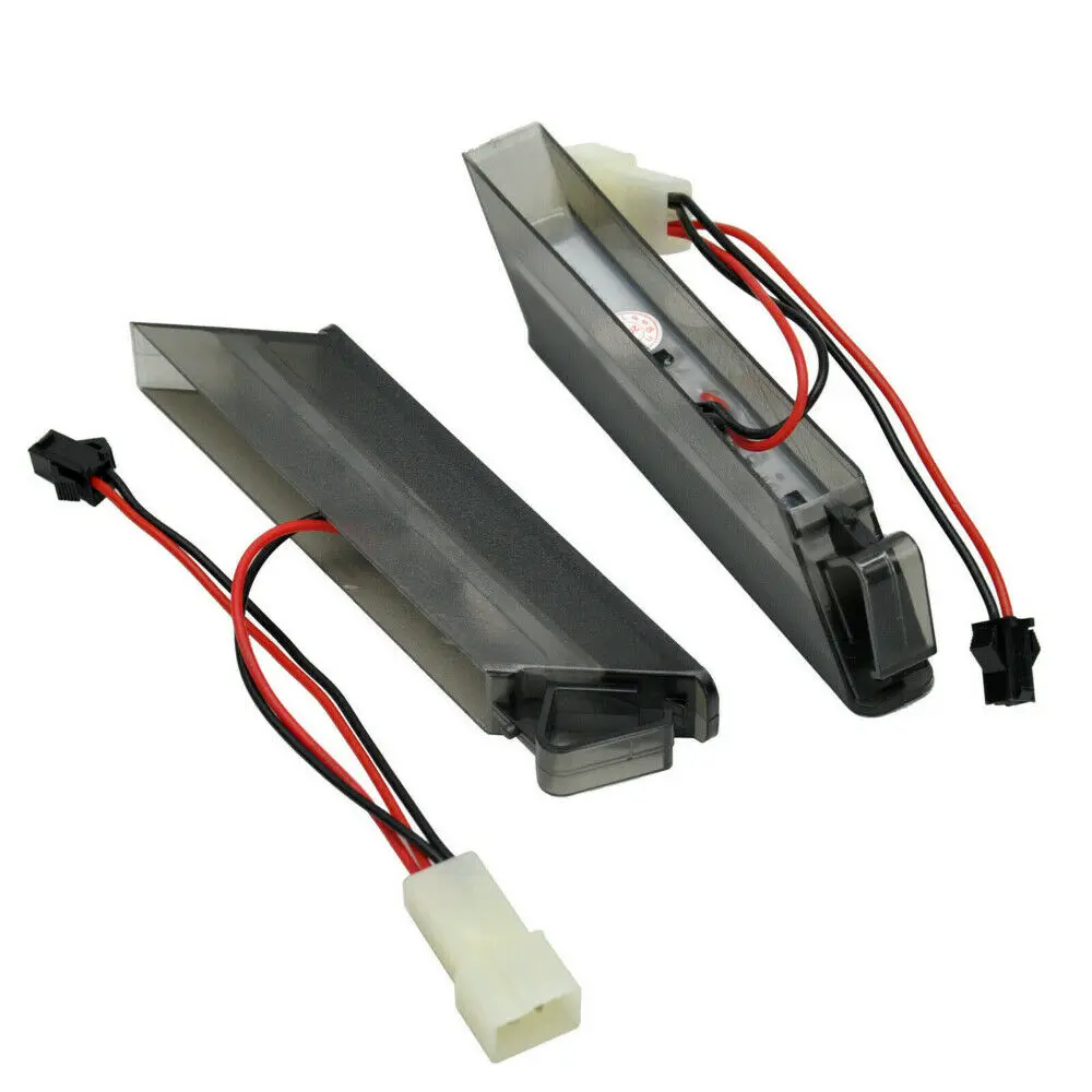 Янтарный светодиодный светильник бокового зеркала для 04-14 Ford F-150 10-14 Raptor Smoke Turn Signal