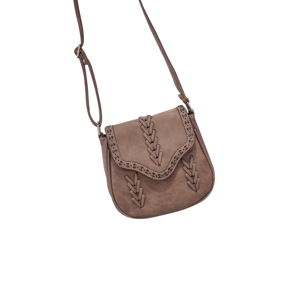 

Women Cross-Body Bags New Arrival Shoulder Portable Envelope Square Buckle Zipper Pack Leather Bags
