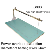 large 72w portable foam cutting machine s803 desktop heating wire hot melt sponge pearl cotton kt board