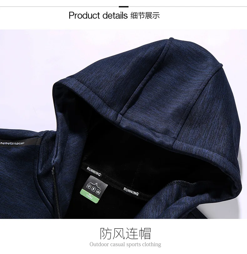 

Rlyaeiz Top Quality 2019 Autumn Winter Zipper Hoodie Men Hoody Casual Fleece Warm Hoodies Pullover Sweatshirts Oversized L-5XL