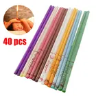 40 шт. Ушная свеча конический пчелиный воск натуральная индийская Свеча для ушей терапия Лечение ушей удаление ушного воска инструменты для здорового ухода