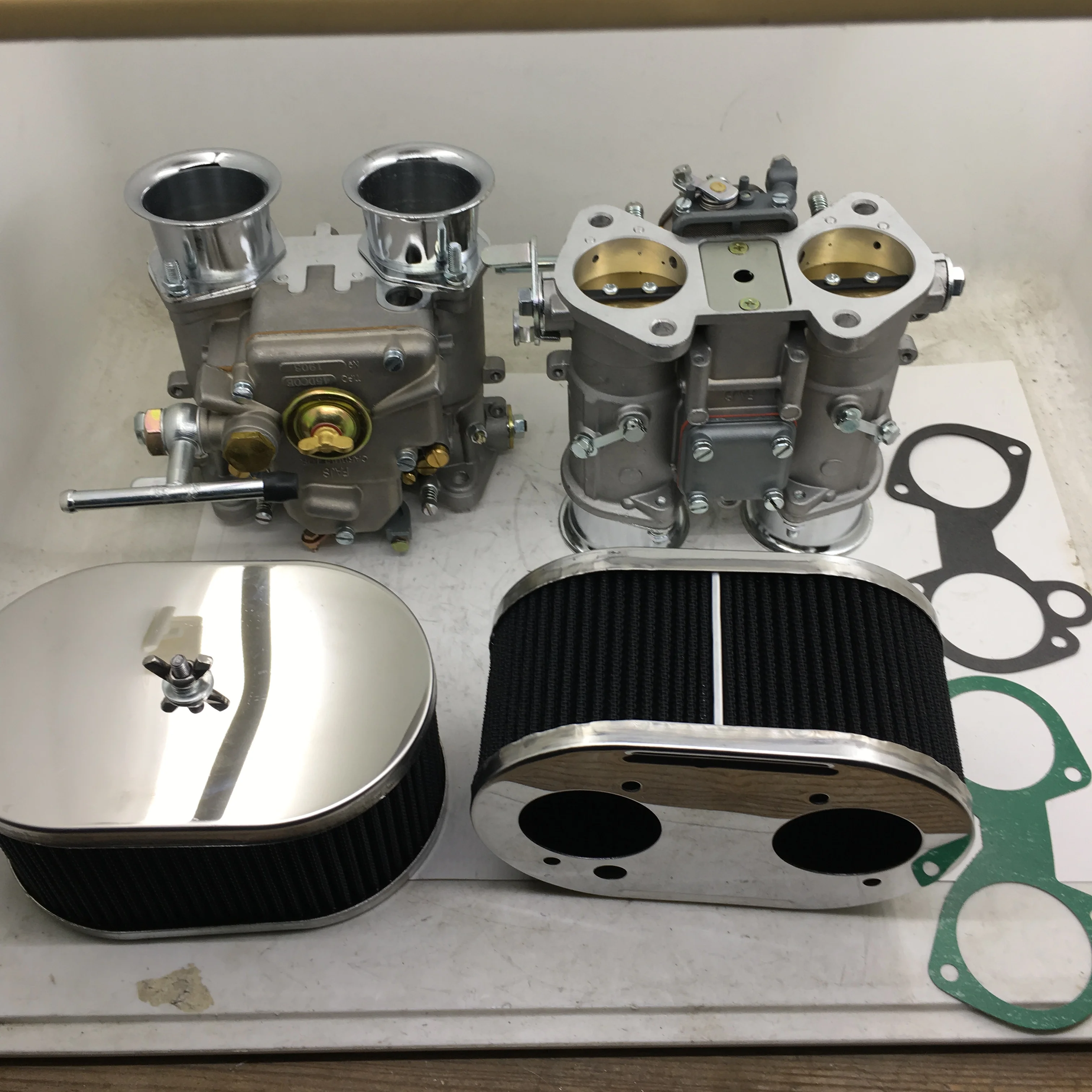 Карбюратор SherryBerg (2x) 45dcoe 152 Twin w air fitler fajs для Datsun L16 L18 L20 Weber Solex dellorto|Карбюраторы| |