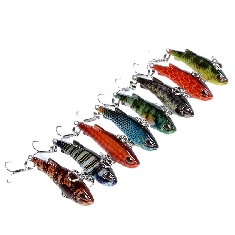 

Luya bait painted plastic bait 4.2cm/4.2g full swimming layer VIB false bait Mini bait fishing lures 2020