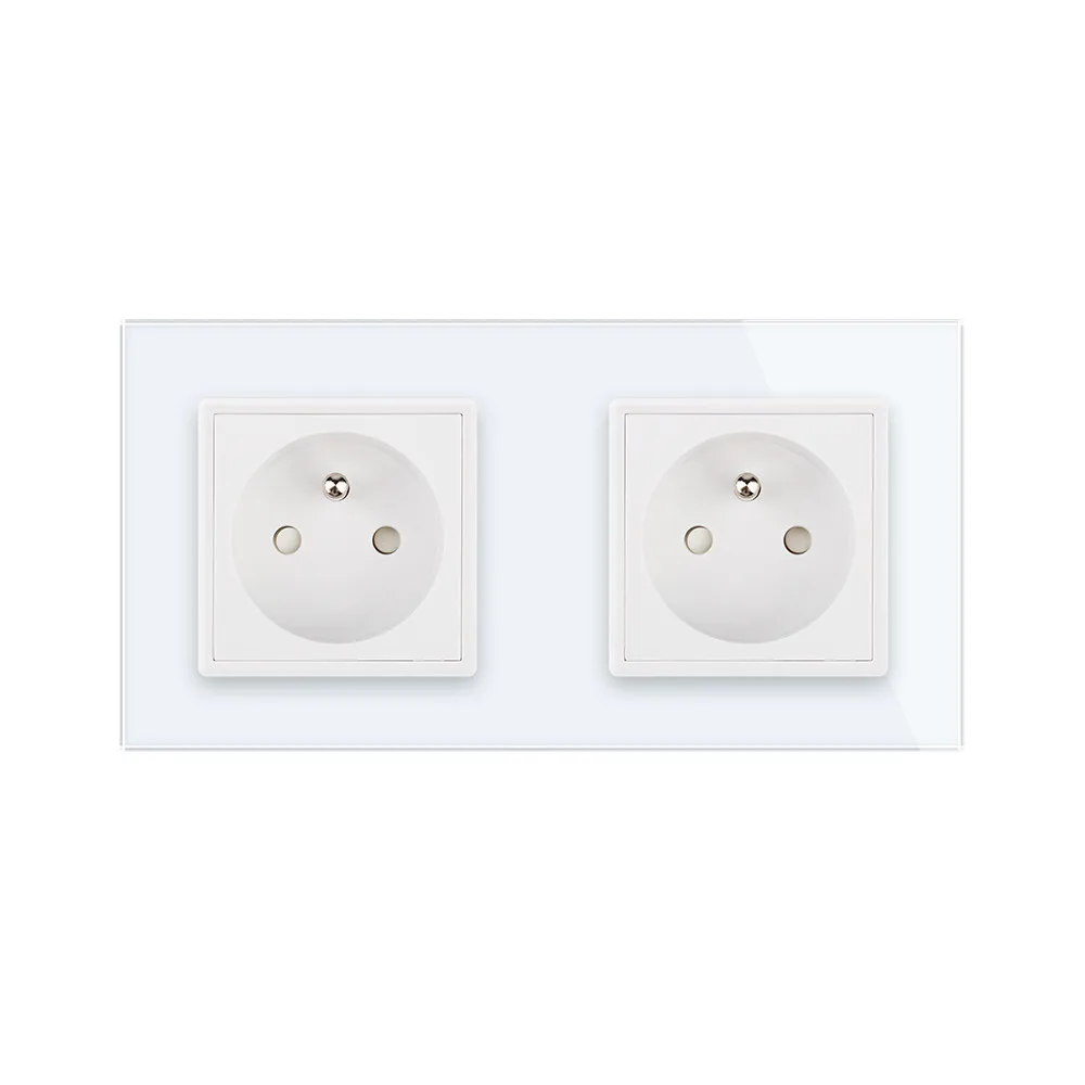 LIVOLO 16A французский Стандартный выход настенной электрической/Мощность двойная