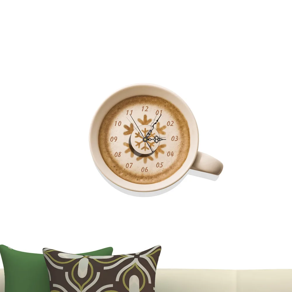 Creative 3d clock wall sticker living room bedroom student dormitory decoration digital | Дом и сад