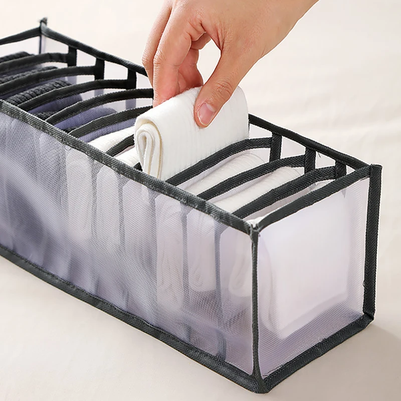 Нижнее белье с отделениями для хранения ящик Носки Бюстгальтер Организатор