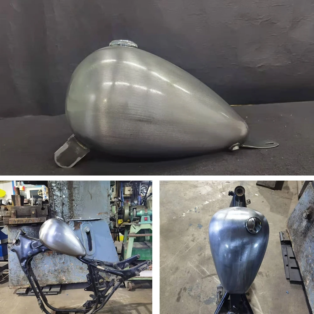

2.64 Gal 10L Petrol Gas Fuel Tank For YAMAHA Virago XV250 +Cap Motorcycle Handmade Modified Motorbike Elding Vintage Fueling Can