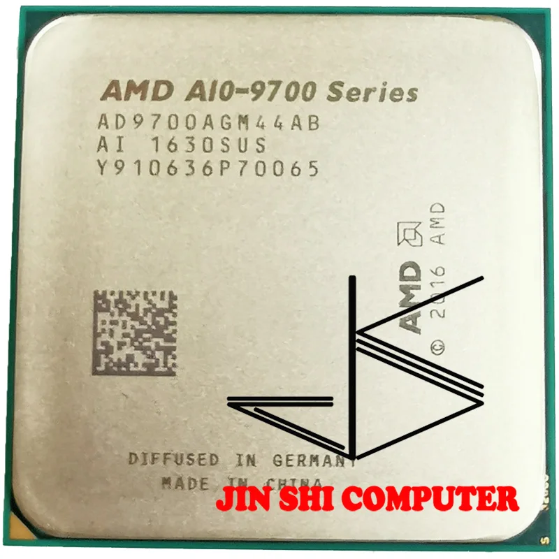 

AMD A10-Series A10 9700 3,5 ГГц четырехъядерный процессор AD9700AGM44AB AD970BAGM44AB разъем AM4