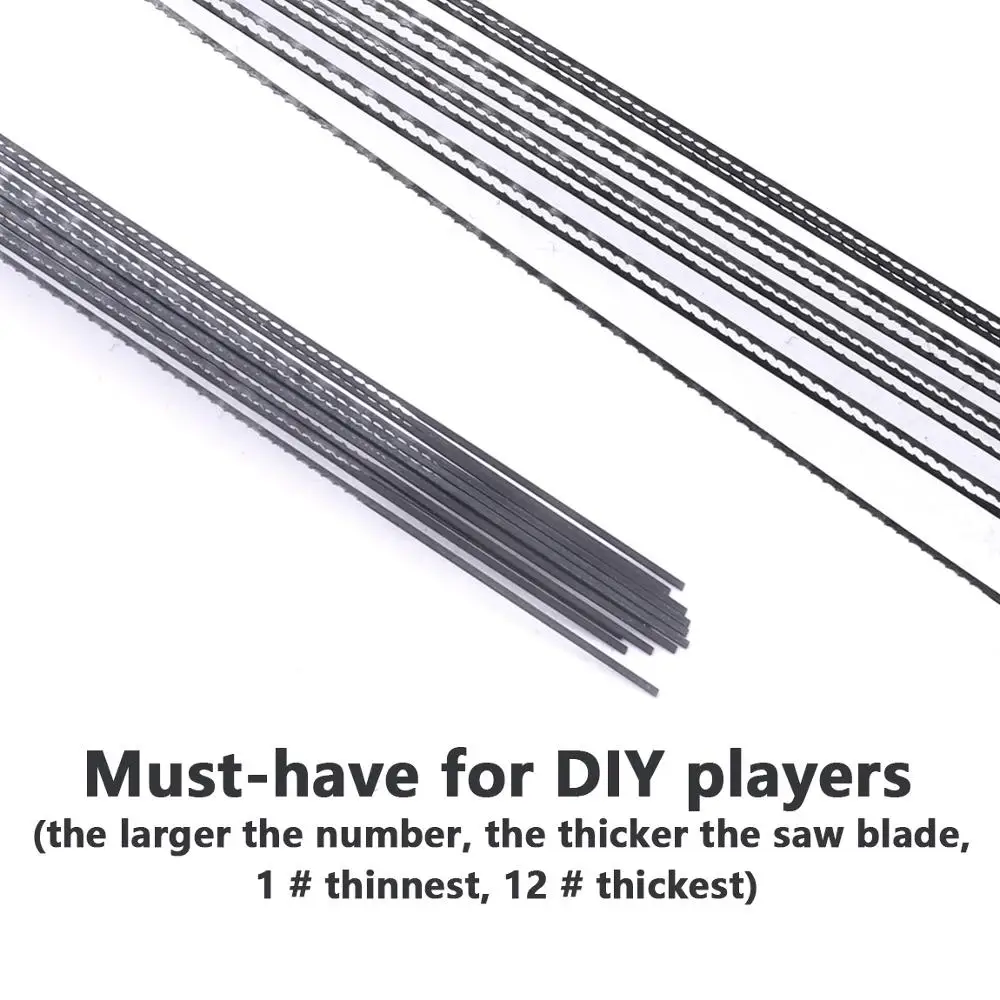 Набор лезвий для пилы ширина спиральных зубцов 1/2/10/12 мм 130 10 шт | Инструменты