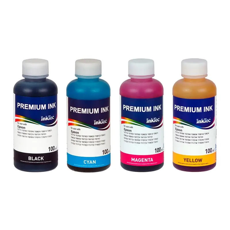 Чернила для принтера Epson L800 P50 T50 R290 RX590 RX610 RX690 1410 R270 Inktec 100 мл E0010|Наборы заправки