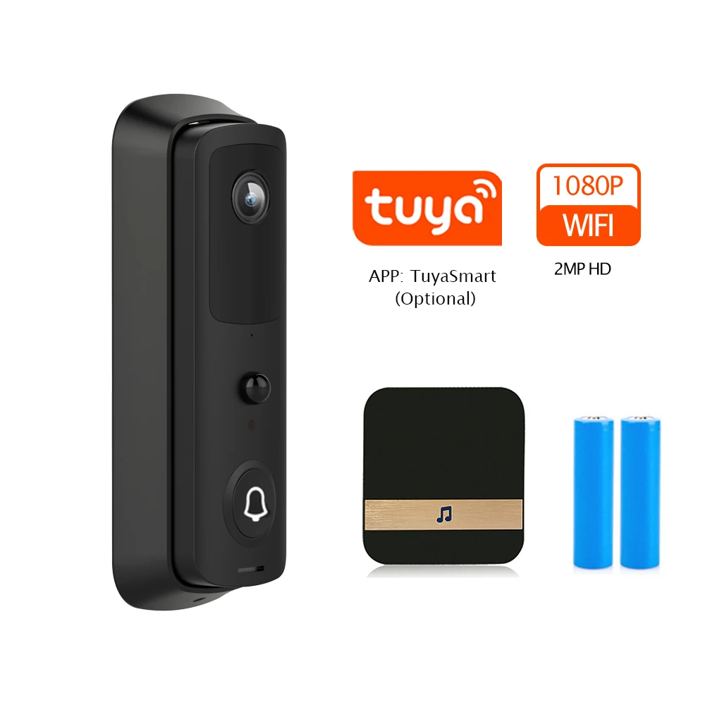 

Камера видеонаблюдения TUYA, 1080P HD, IP, Wi-Fi, функция ночного видения