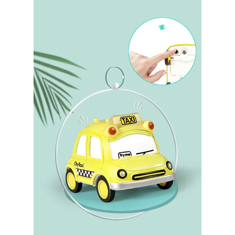 

Kids Watch Toy Mini Alloy Bus Pull Back Car Watch Toy Baby Watch Touchable Music Light Children Gift