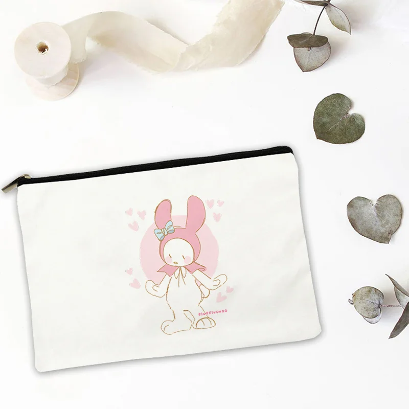 

Mini Bag Cosmetic My Melody for Makeup Women Travel Pouch Bags Kawaii Women's Suitcase Storage Make Up Handbags Set Organizer