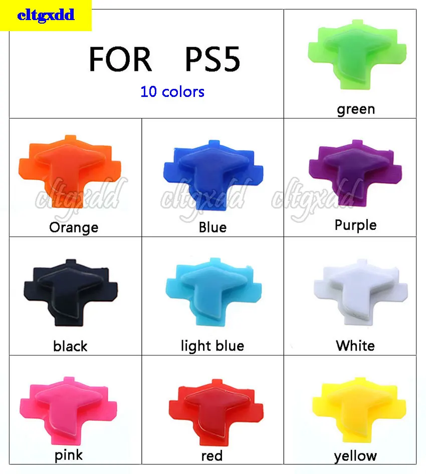 

cltgxdd 1PCS for PS5 color 10 color logo key logo console controller game accessories
