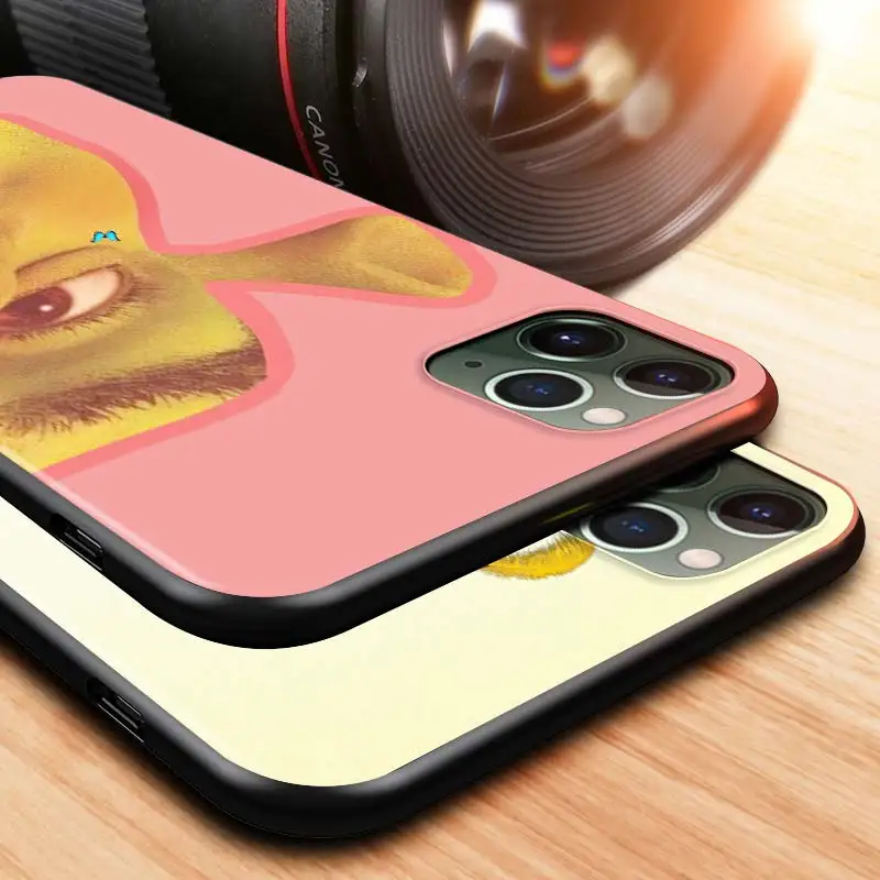 

Shrek Cute Cartoon For Apple iPhone 12 Pro Max Mini 11 Pro XS Max X XR 6S 6 7 8 Plus 5S SE2020 Black Phone Case